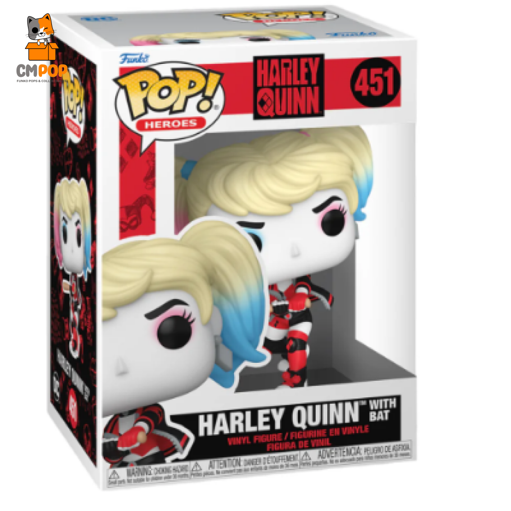 Harley Quinn With Bat - #451 Funko Pop! Dc Comics Heroes Pop