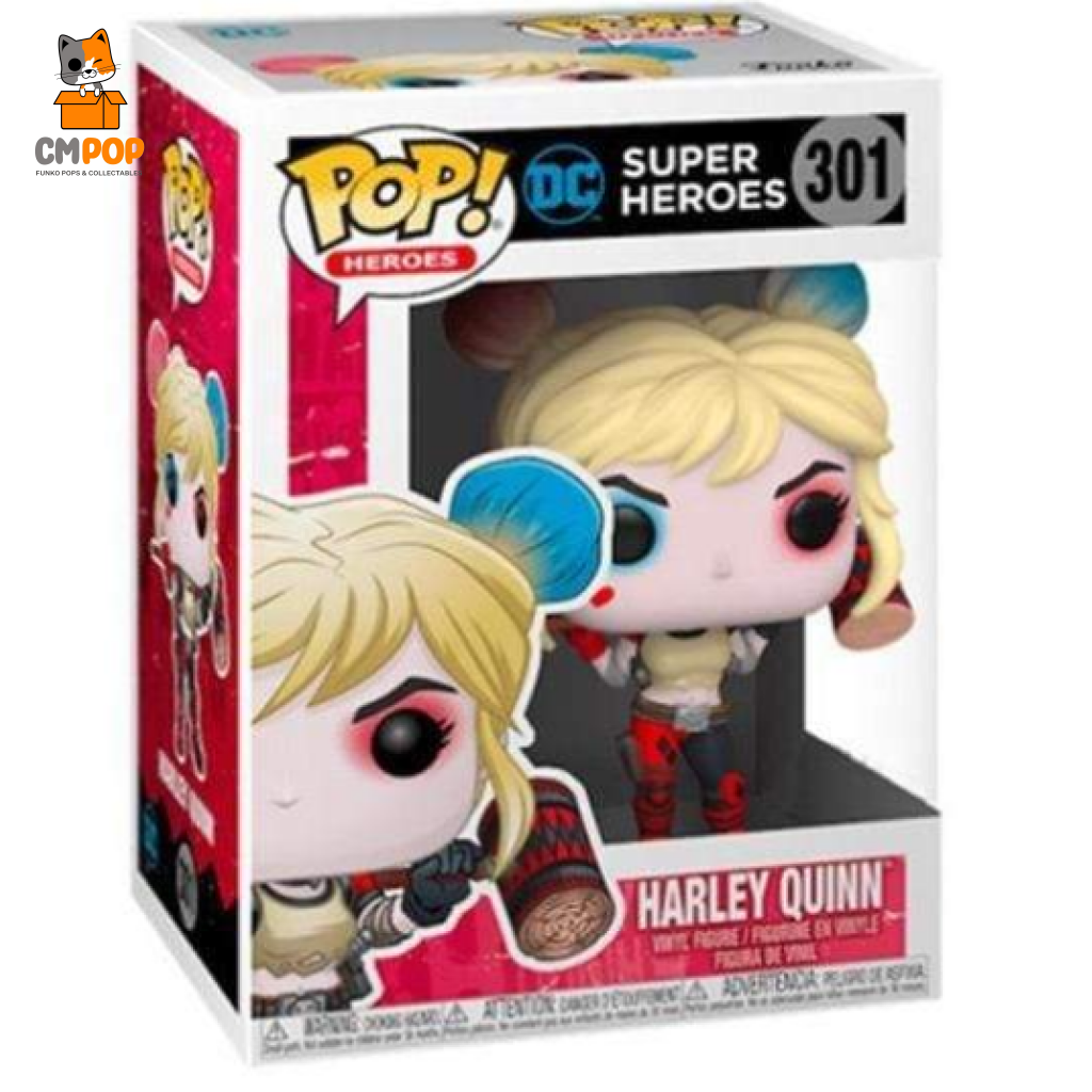 Harley Quinn With Mallet - #301 Funko Pop! Dc Comics Heroes Pop