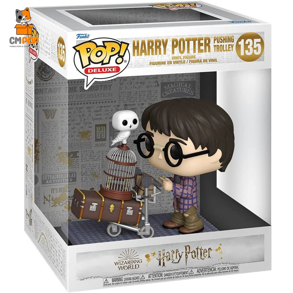 Harry Potter Pushing Trolley - #135 Funko Pop! Deluxe Pop