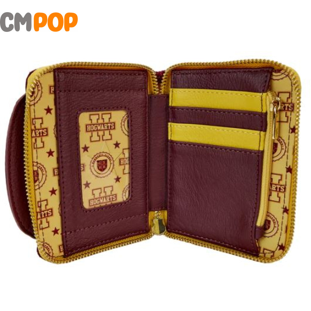 Harry Potter Varsity Gryffindor Zip Around Wallet - Loungefly