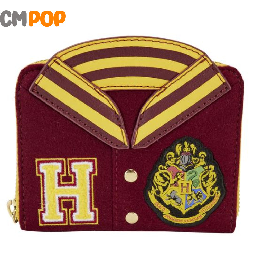 Harry Potter Varsity Gryffindor Zip Around Wallet - Loungefly