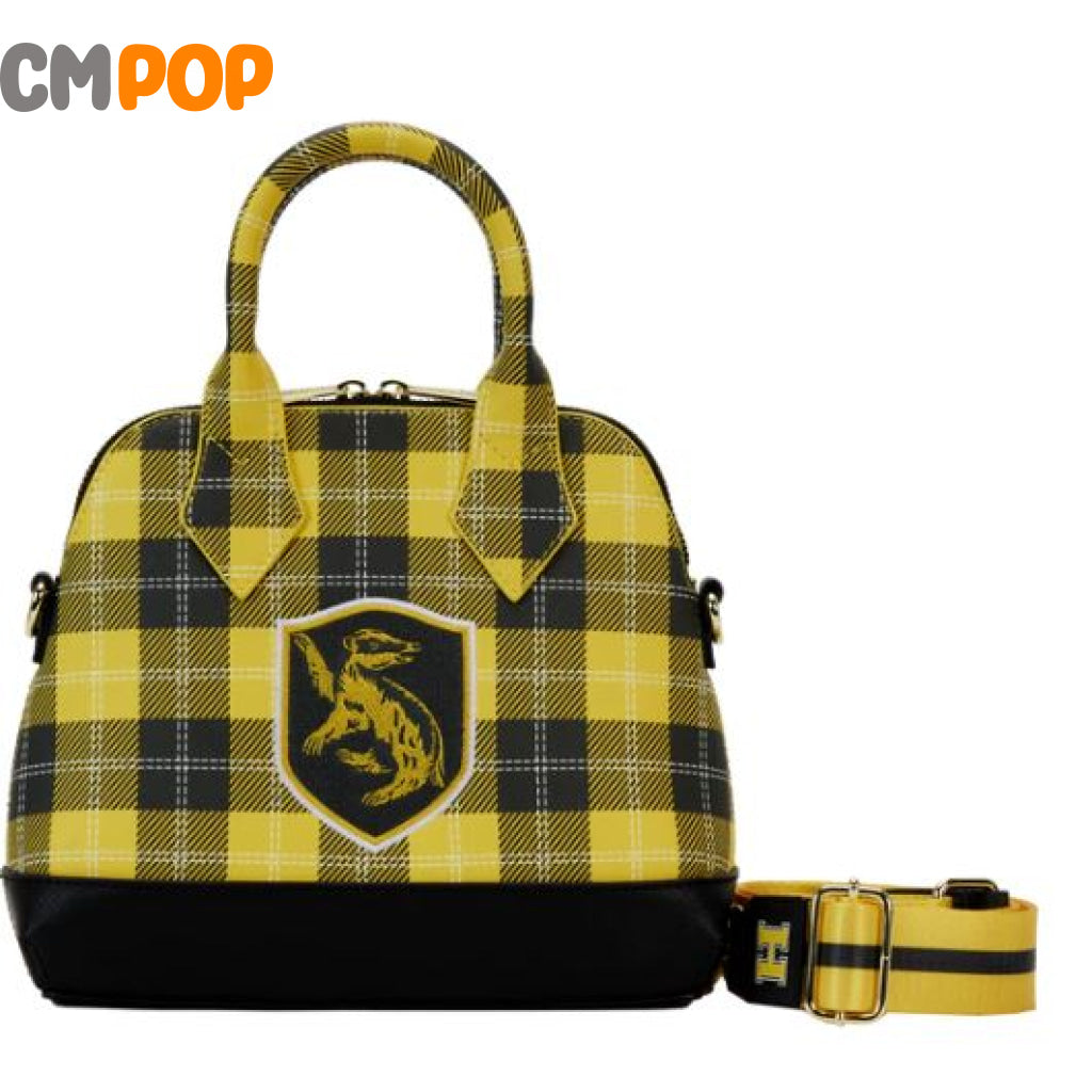 Harry Potter Varsity Hufflepuff Plaid Crossbody - Loungefly Bag