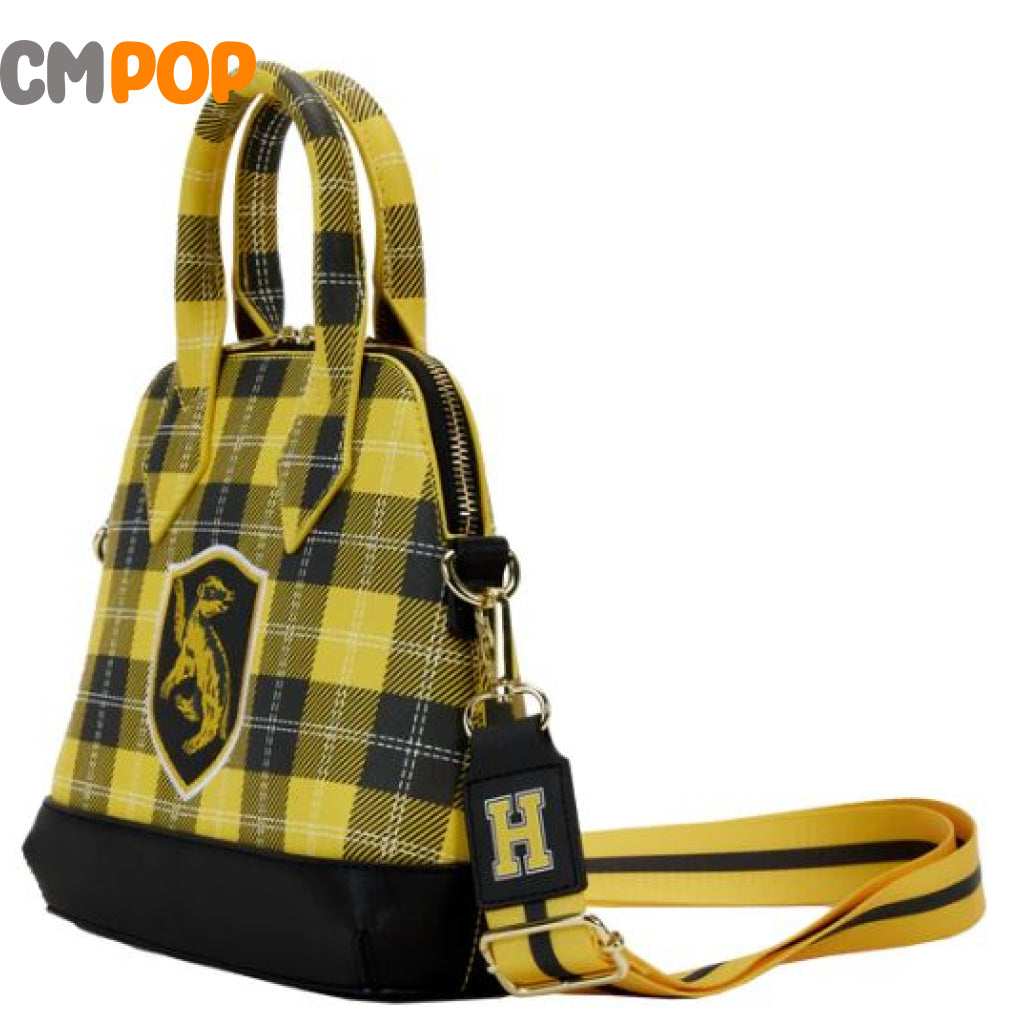 Harry Potter Varsity Hufflepuff Plaid Crossbody - Loungefly Bag