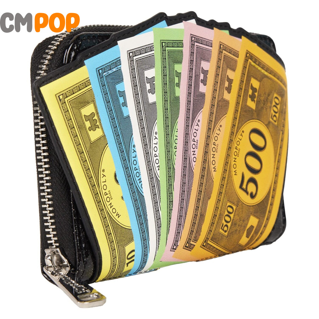 Hasbro Monopoly Money Zip Around Wallet - Loungefly Loungefly