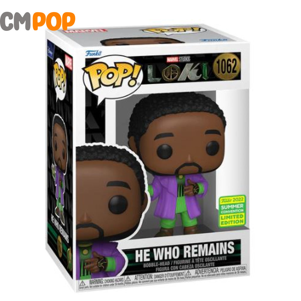 He Who Remains - #1062 Funko Pop! Marvel Loki 2022 Summercon Exclusive Pop