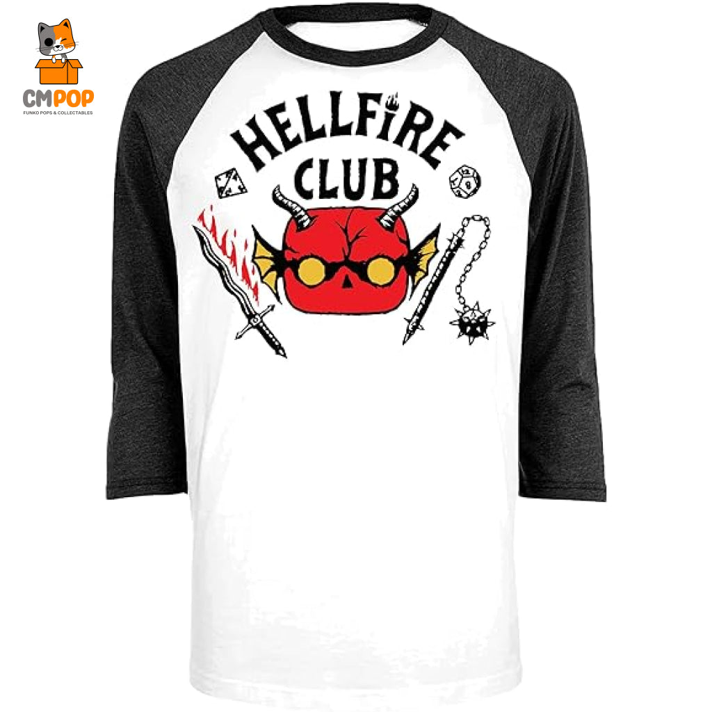 Hellfire Club - Stranger Things Funko Boxed Tee 3/4 Length Sleeve