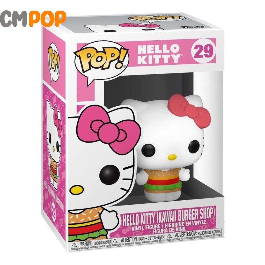 Hello Kitty - #29 Funko Pop! (Kawaii Burger Shop) Pop