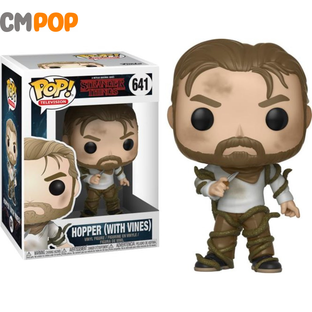 Hopper (with Vines) - #641 - Funko Pop! - Television - Stranger Things Funko Pop