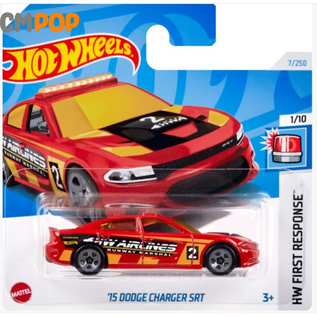Hot Wheels - HW First Response - 15 Dodge Charger Srt (7/250) - (Half Card) Toy