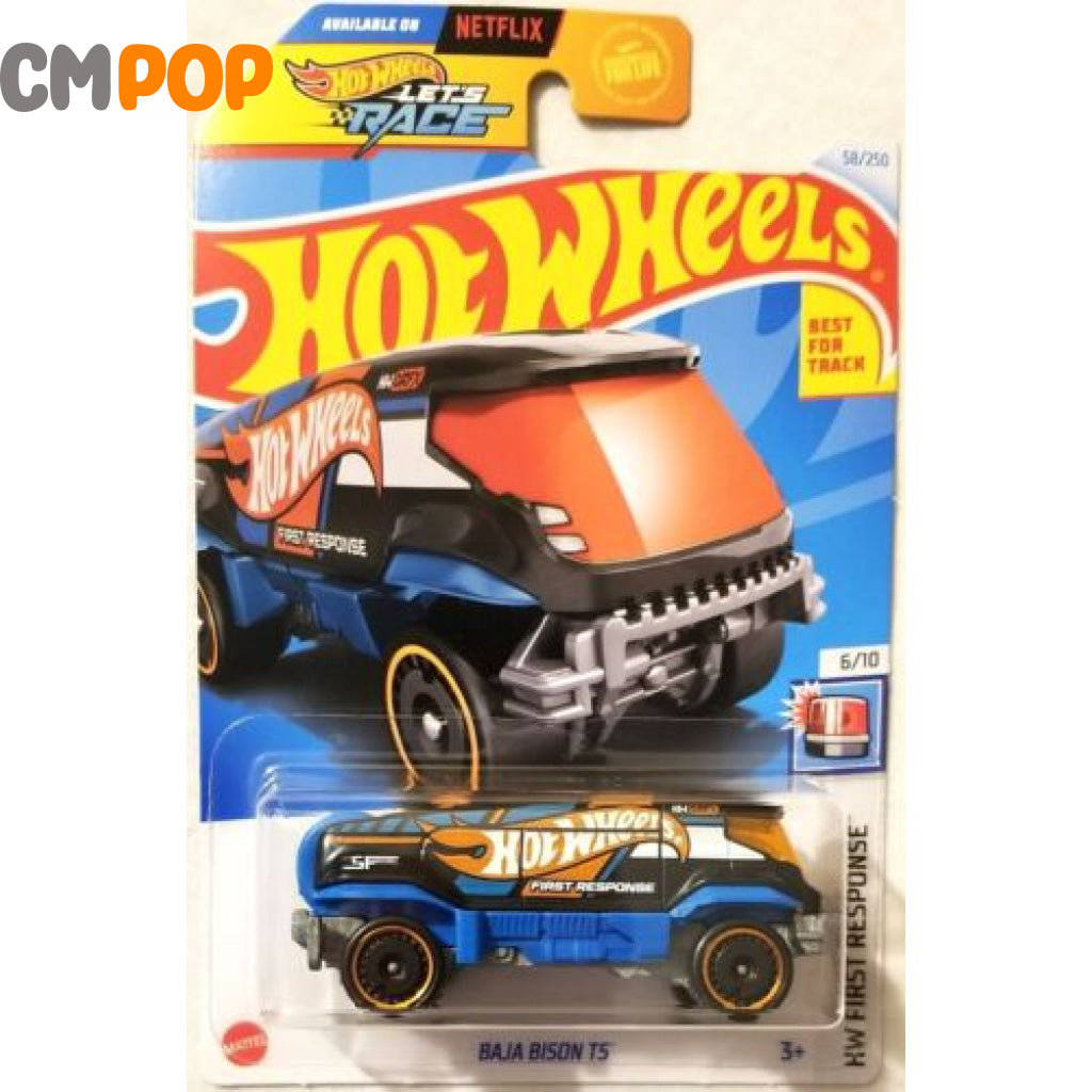 Hot Wheels - HW First Response - Baja Bison T5 (58/250) - (Half Card) Toy