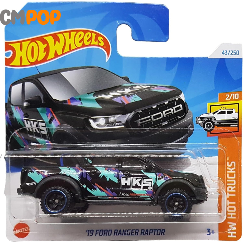 Hot Wheels - HW Hot Trucks - 19 Ford Ranger Raptor(43/250) - (Half Card) Toys & Games