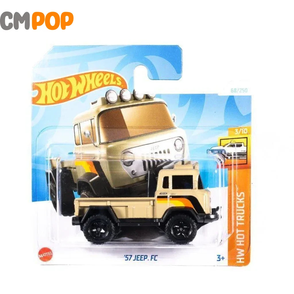 Hot Wheels - HW Hot Trucks - 57 Jeep Fc (68/250) - (Half Card) Toys & Games