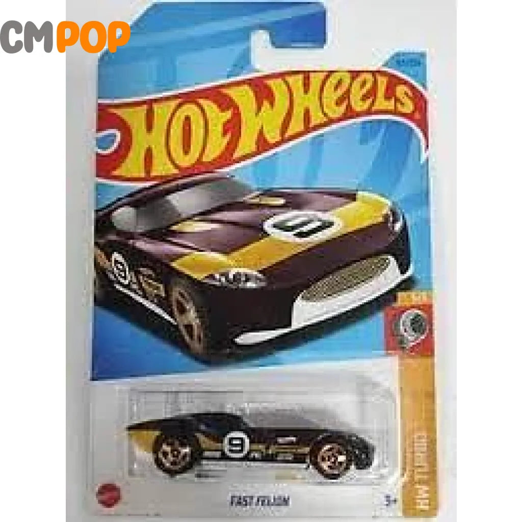 Hot Wheels - HW Turbo - Fast Felion (165/250) - Black (Full Card) Toys & Games