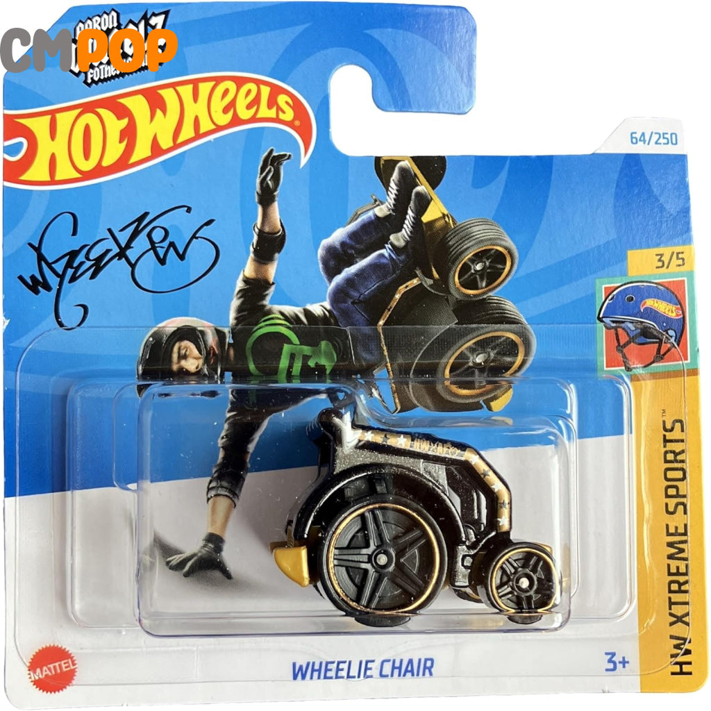Hot Wheels - HW Xtreme Sports - Wheelie Chair (64/250) - (Half Card) Toys & Games
