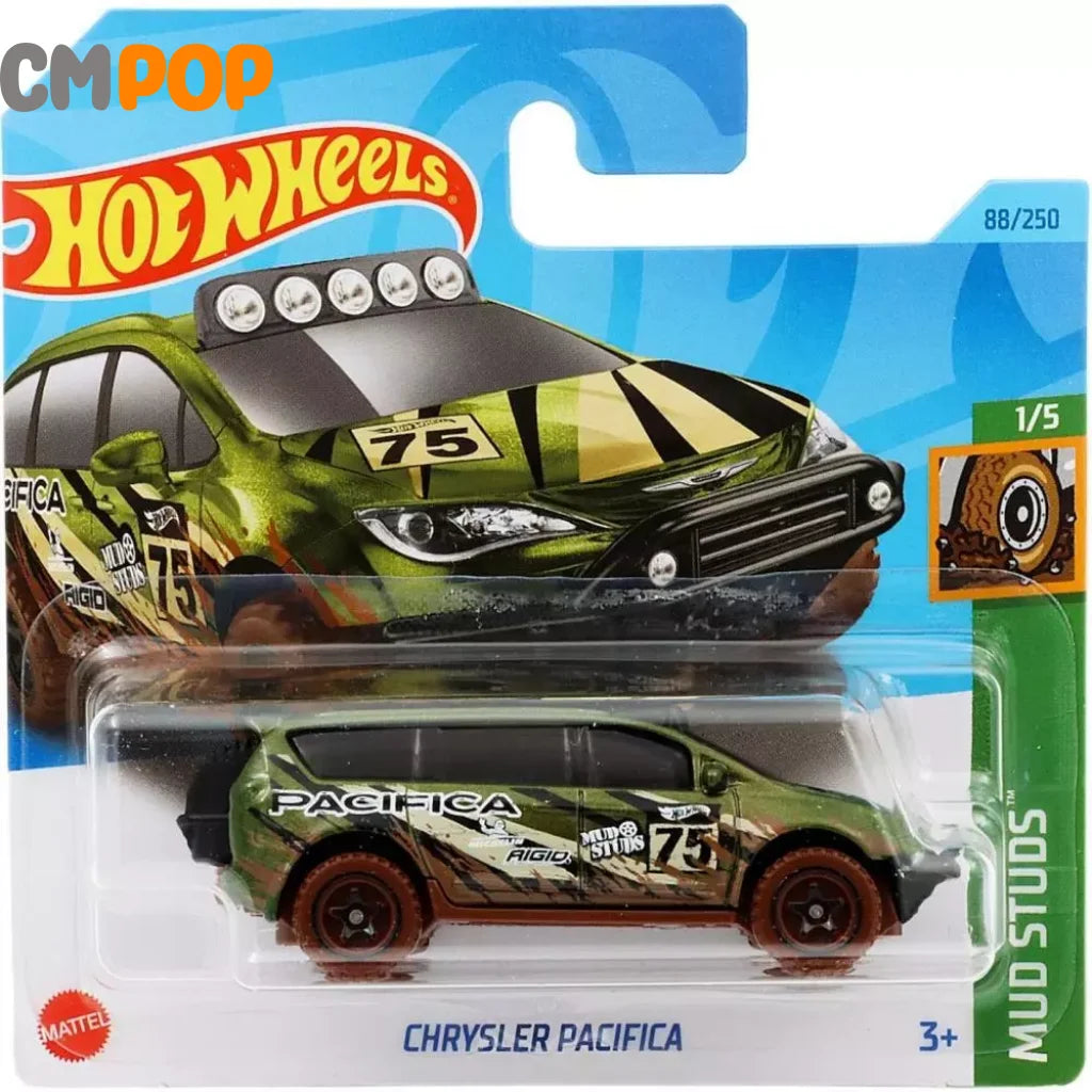 Hot Wheels - Mud Studs - Chrysler Pacifica (88/250) - Green (Half Card) Toys & Games