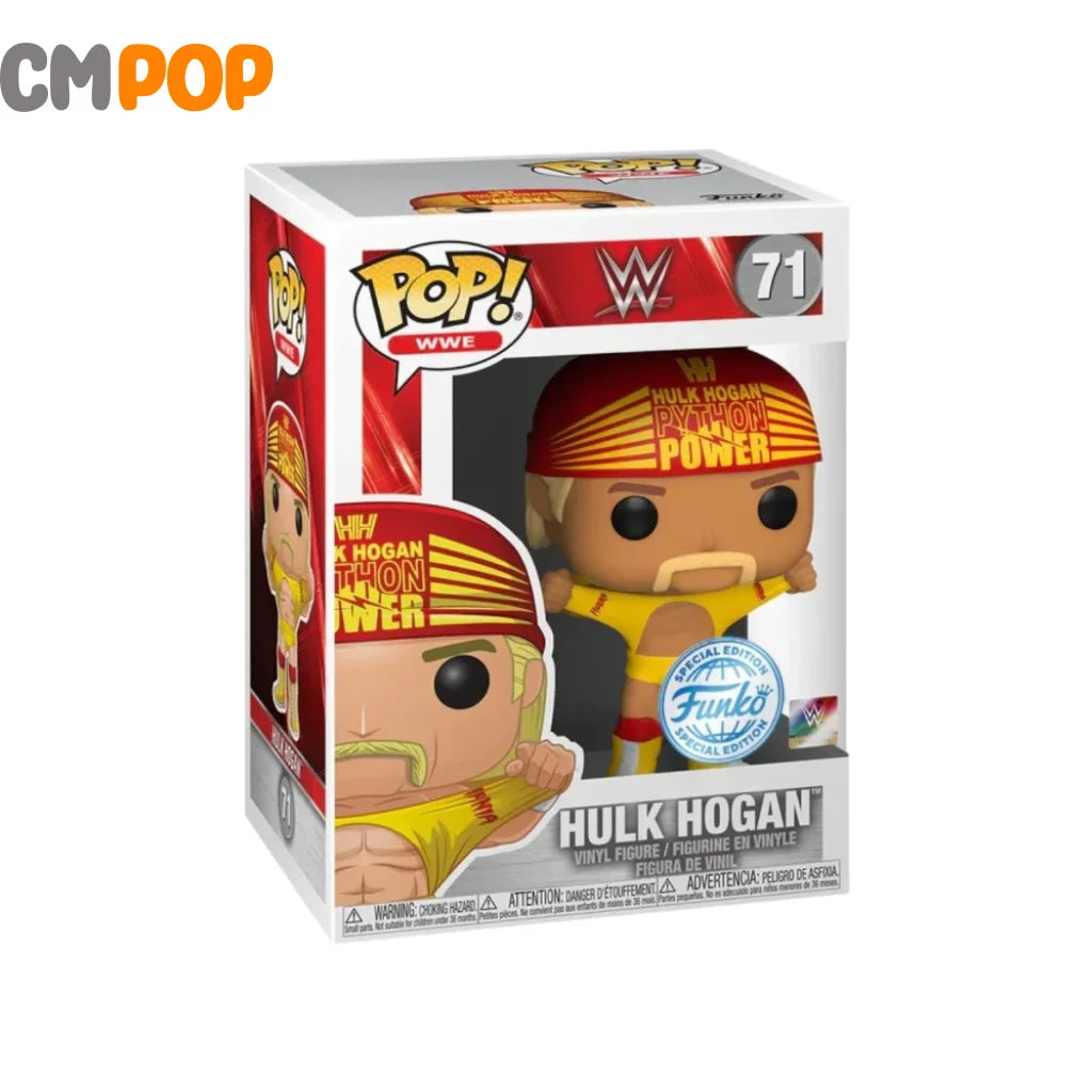 Hulk Hogan - #71 Funko Pop! Wwe Special Edition Pop