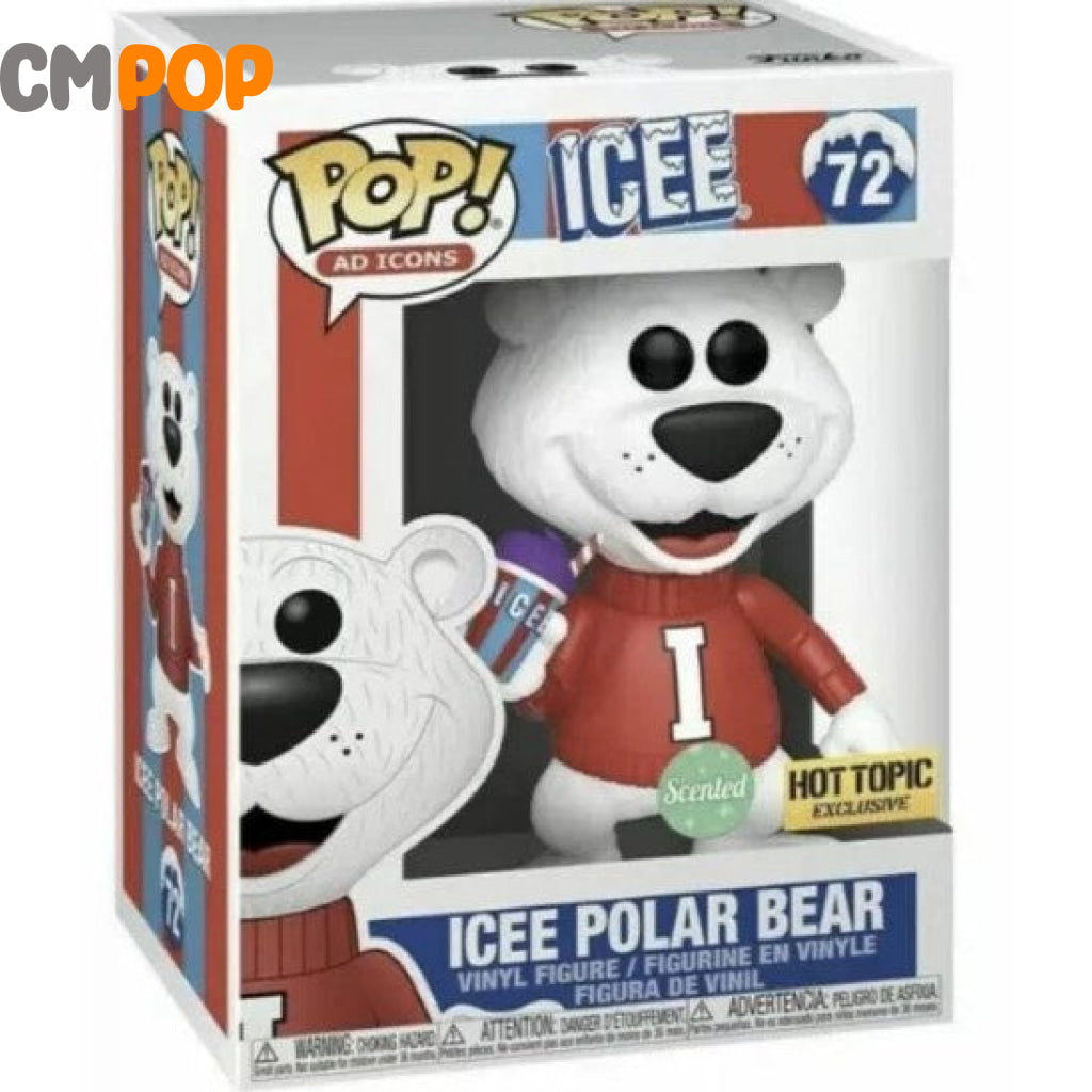 Icee Polar Bear - #72 Funko Pop! Ad Icons Scented Hot Topic Exclusive