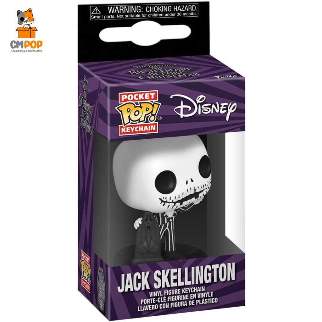 Jack Skellington - Funko Pop! Keychain The Night Before Christmas Disney Pop