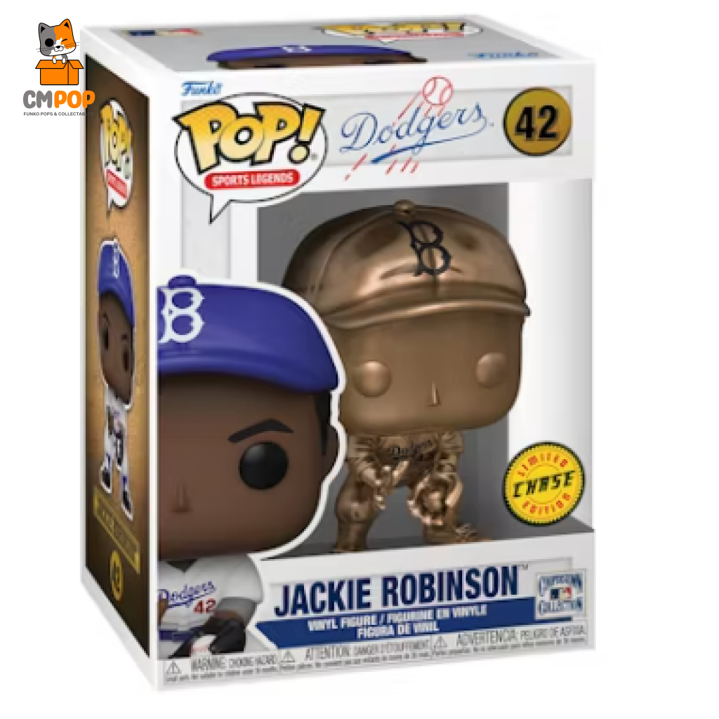 Jackie Robinson - Dodgers #42 Funko Pop! Sports Legends Chase Exclusive Pop
