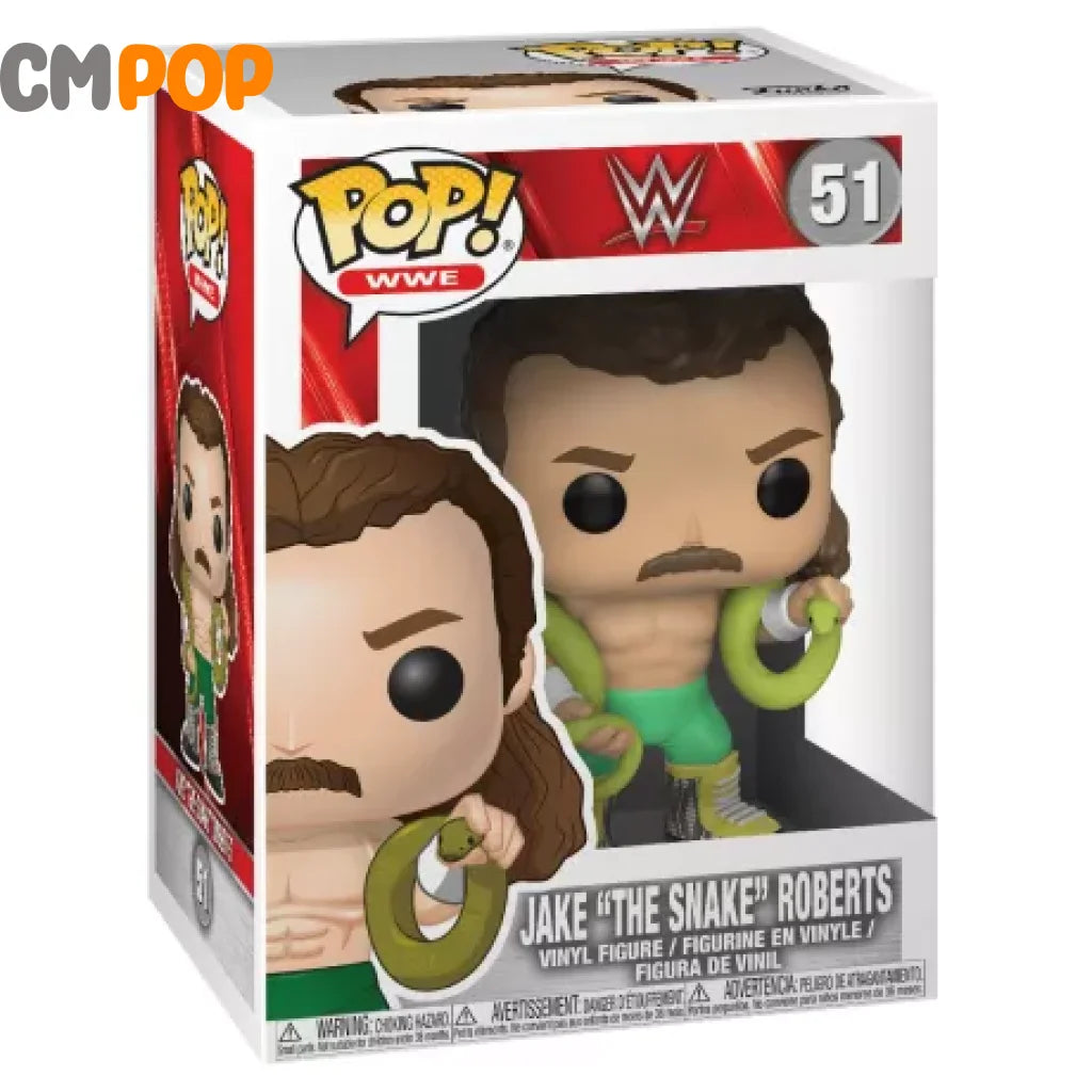 Jake ’The Snake’ Roberts - #51 - Funko Pop! - WWE Funko Pop