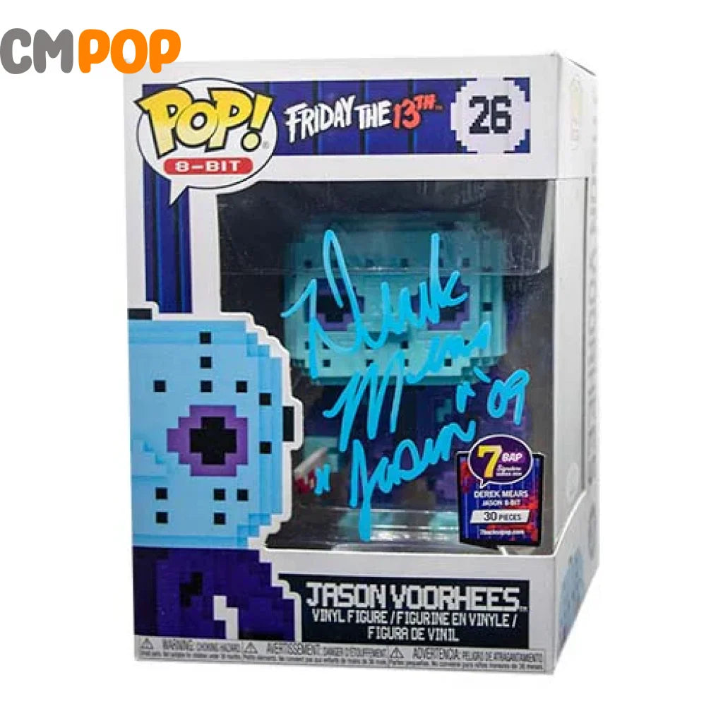 Jason #26 - Funko Pop! (8-Bit Nes Movies Friday The 13Th Signed By Derek Mears (30 Pcs) Certified