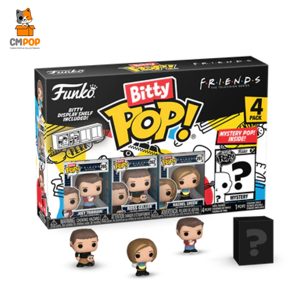 Joey -Friends- Bitty Pop 4 Pack Pop! - Funko Friends