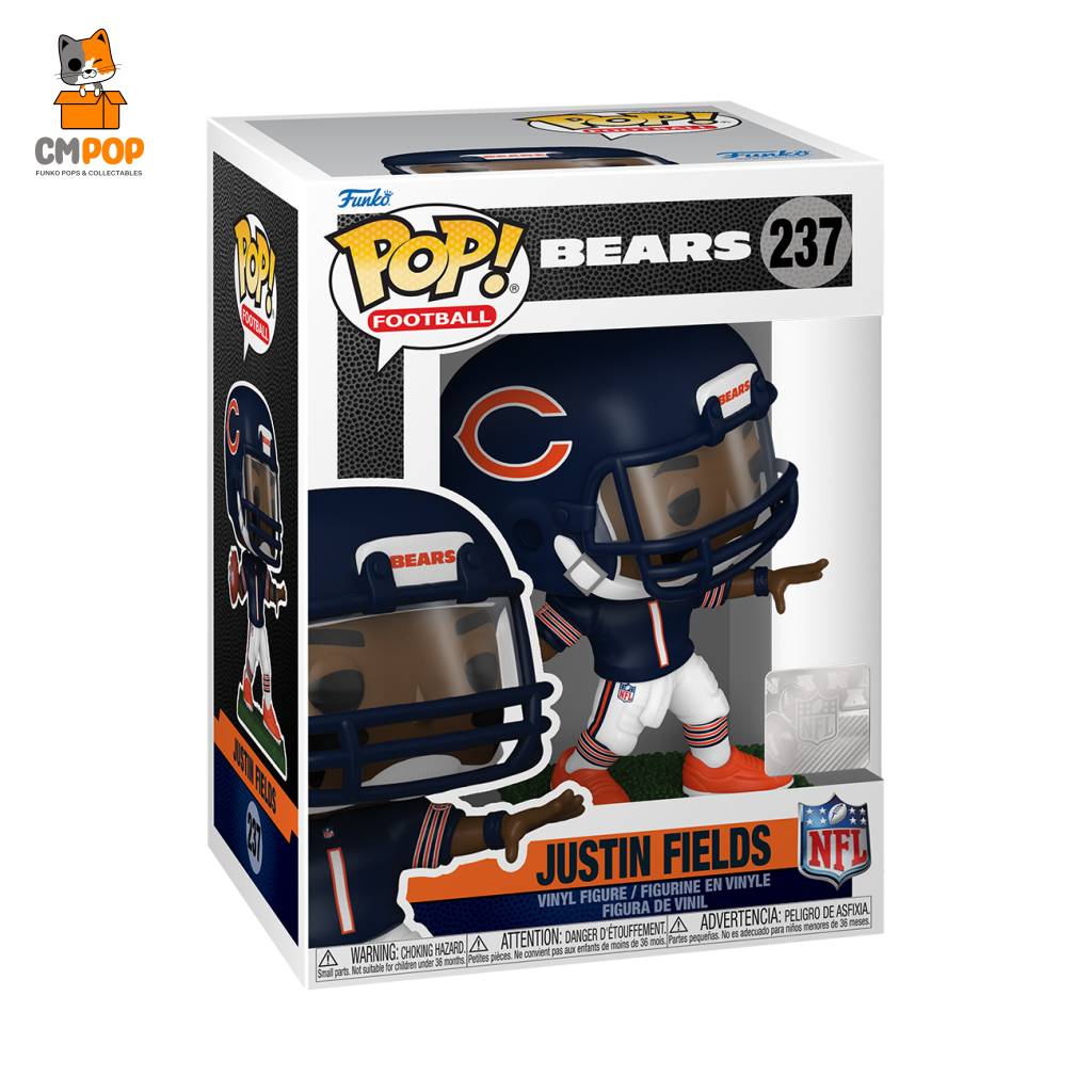 Justin Fields - #243 Funko Pop! Chicago Bears Nfl Pop