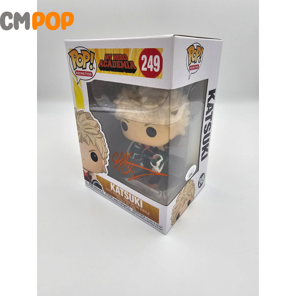 Katsuki - #249 Funko Pop! Animation My Hero Academia Signed By Cliffard Chapin Certified Pop