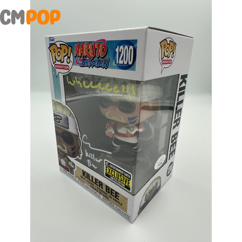 Killer Bee - #1200 Funko Pop! Animation Naruto Shippuden Entertainment Earth Exclusive Signed By