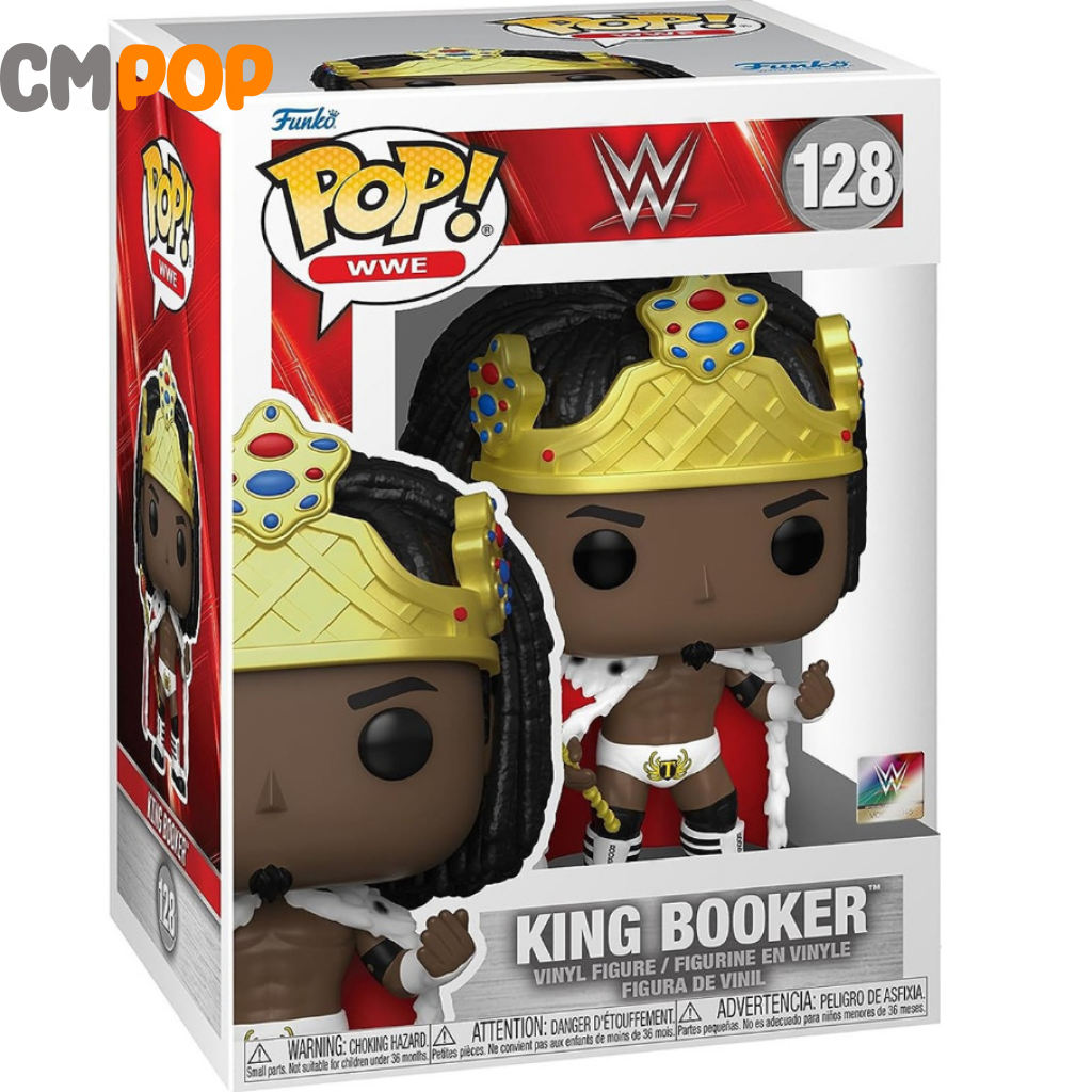 King Booker - #128 Funko Pop! Wwe Pop