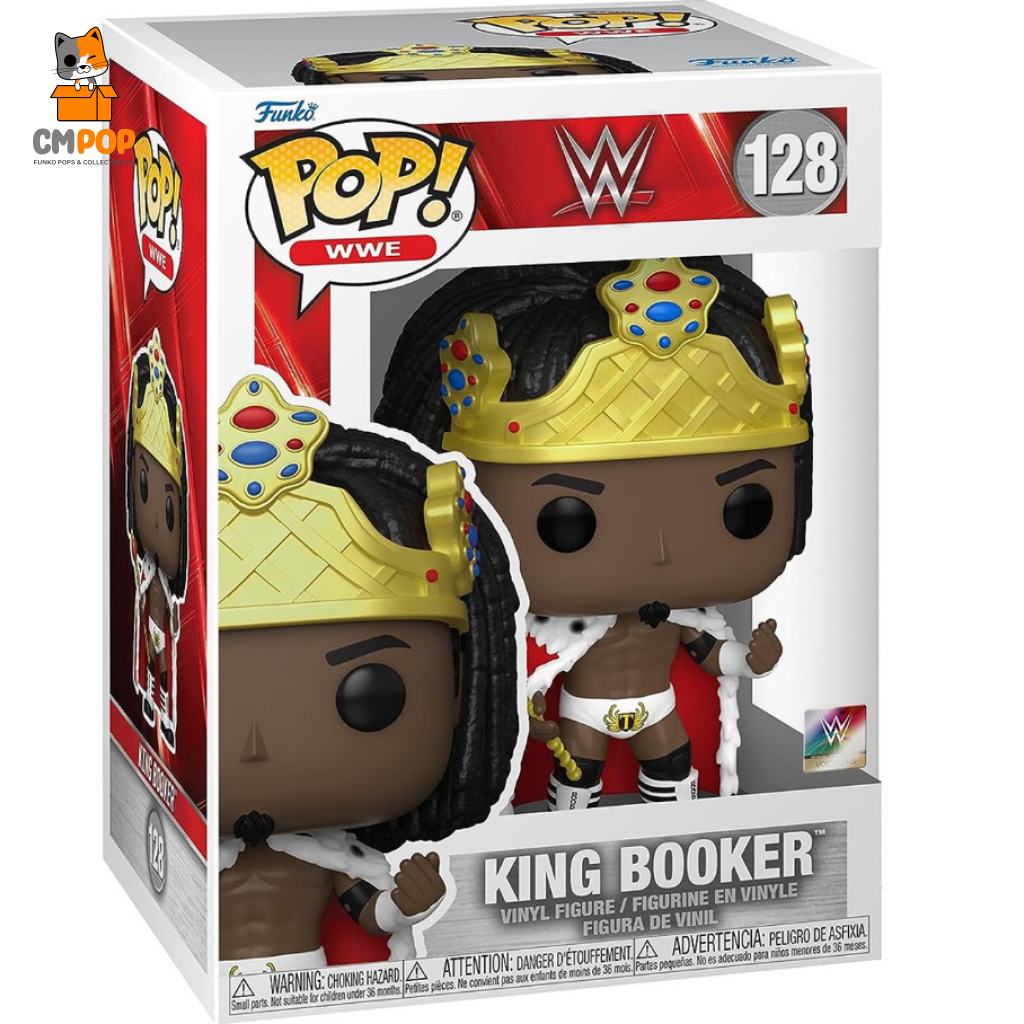 King Booker - #128 Funko Pop! Wwe Pop