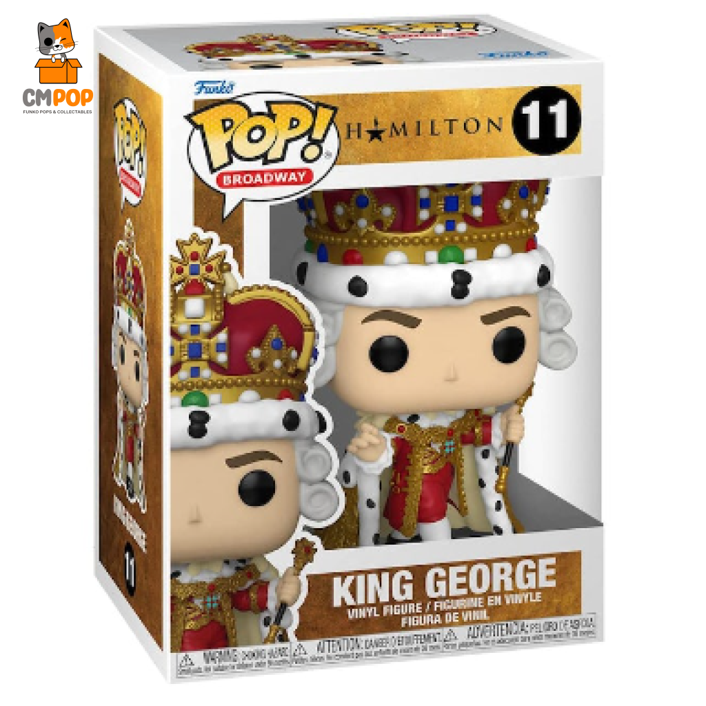 King George - #11 Funko Pop! Hamilton Broadway Rocks Pop