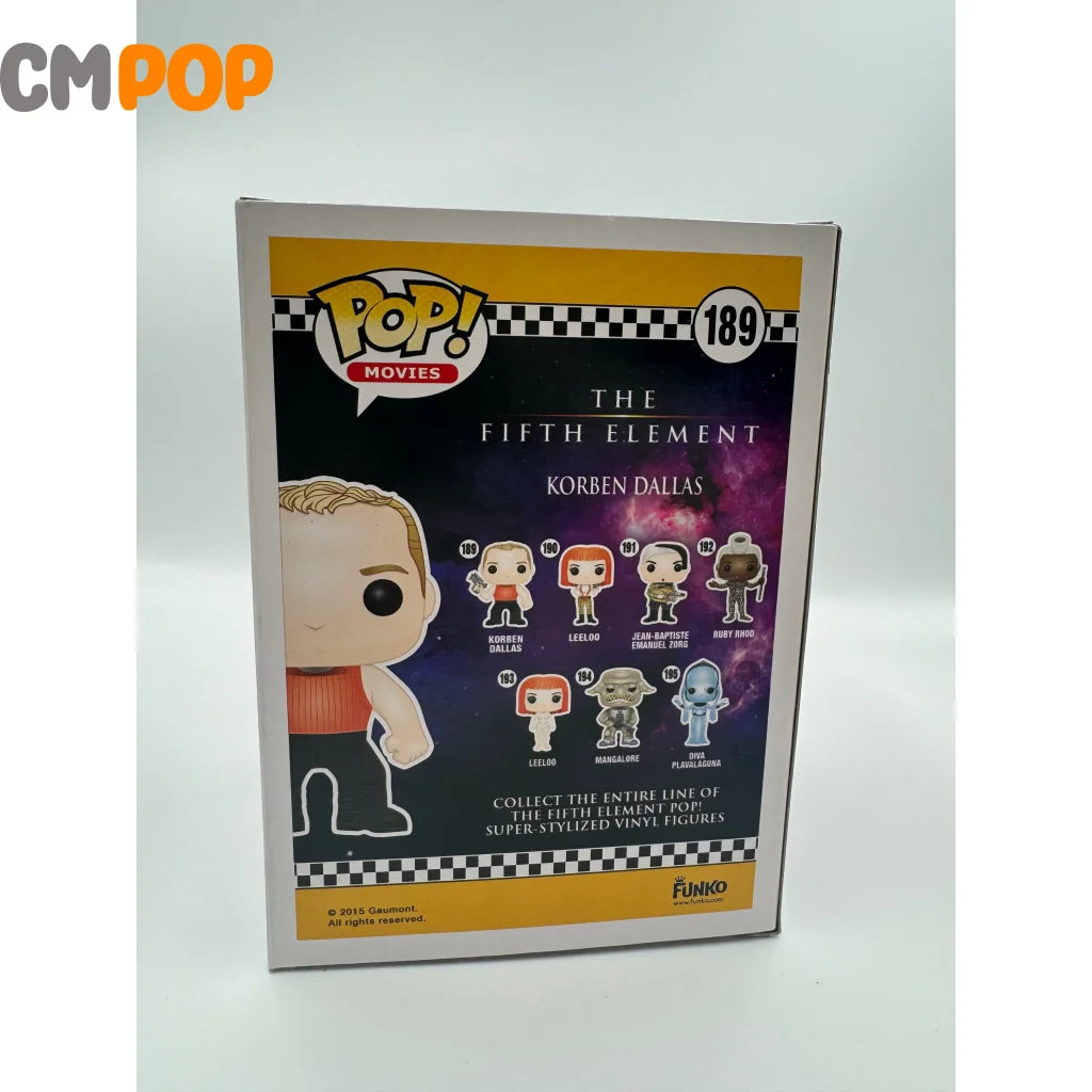 Korben Dallas - #189 Funko Pop! Movies The Fifth Element