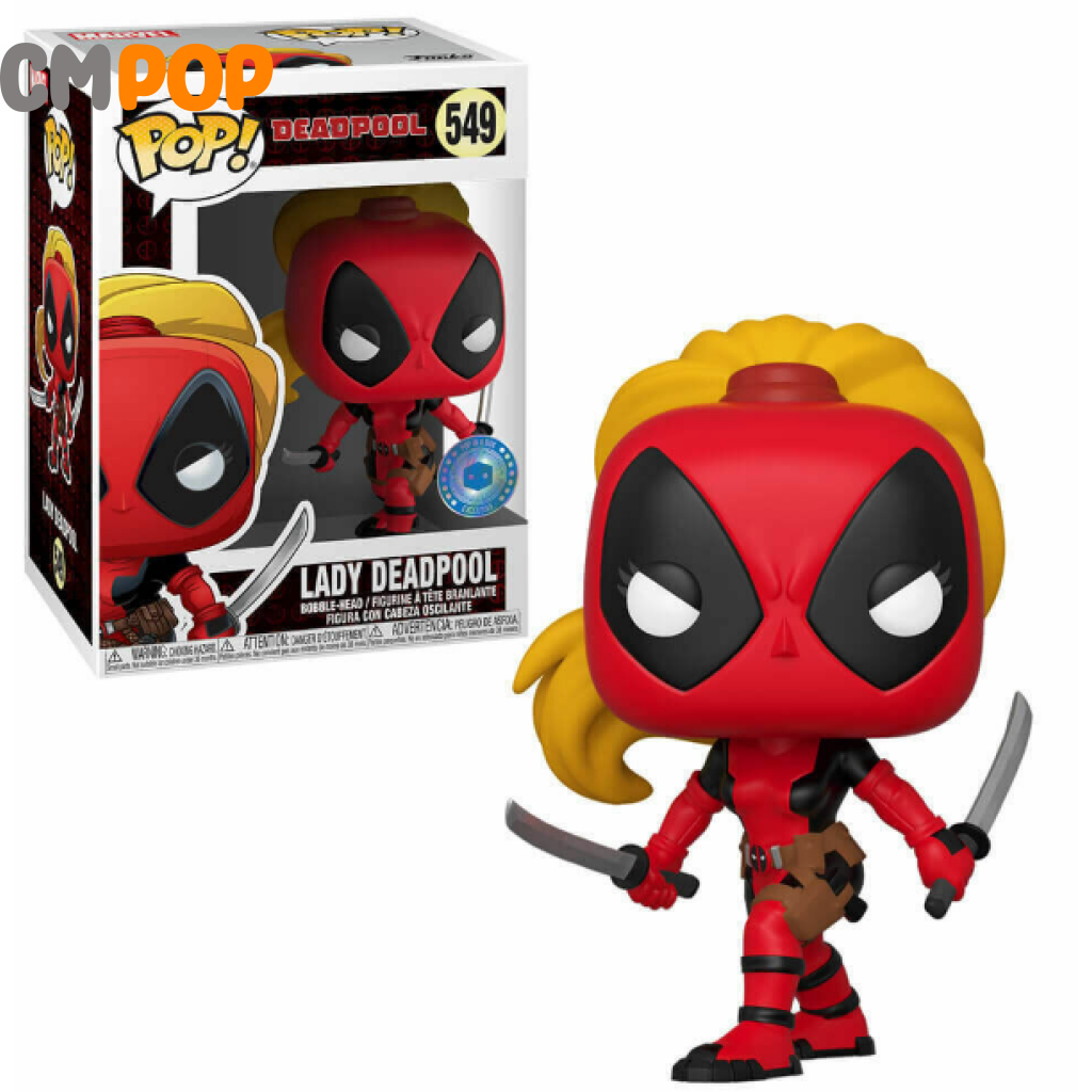 Lady Deadpool - #549- Funko Pop! Marvel Piab Exclusive Pop