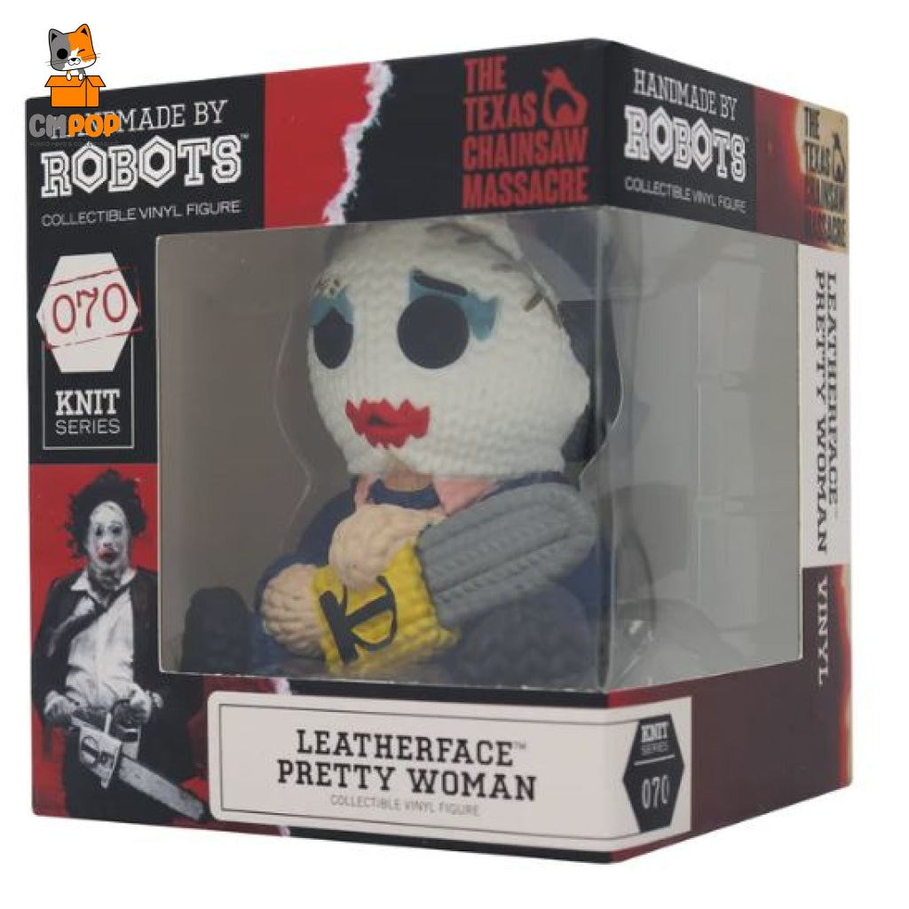 Leatherface Pretty Woman - Collectible Vinyl Figure Handmade By Robots The Texas Chainsaw Massacre