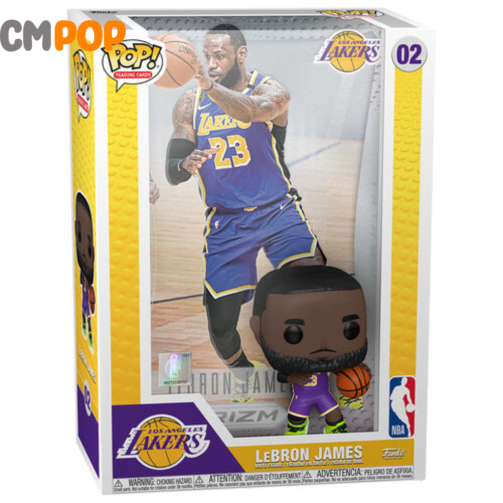 Lebron James La Lakers - #02 Funko Pop! Nba Pop Trading Cards Pop