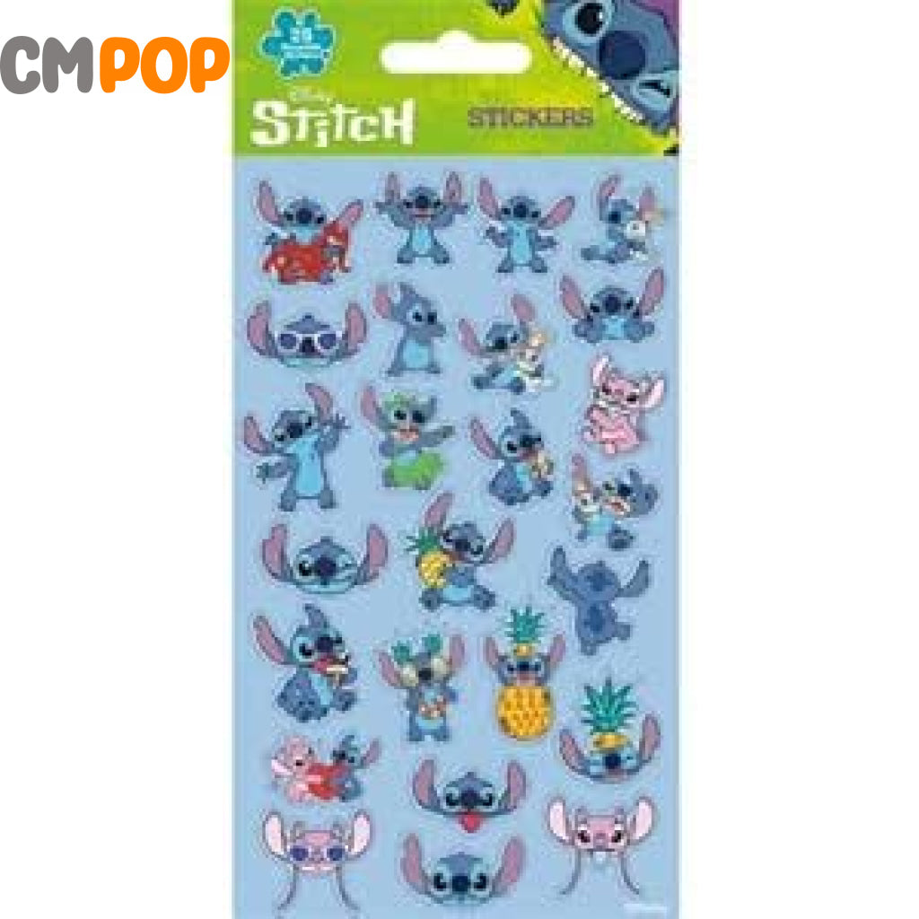 Lilo & Stitch (Stitch & Angel) 25Pc Reuseable Stickers Stickers