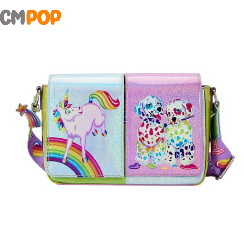 Lisa Frank Color Block Crossbody - Loungefly