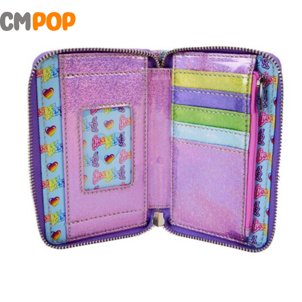 Lisa Frank Color Block Wallet - Loungefly