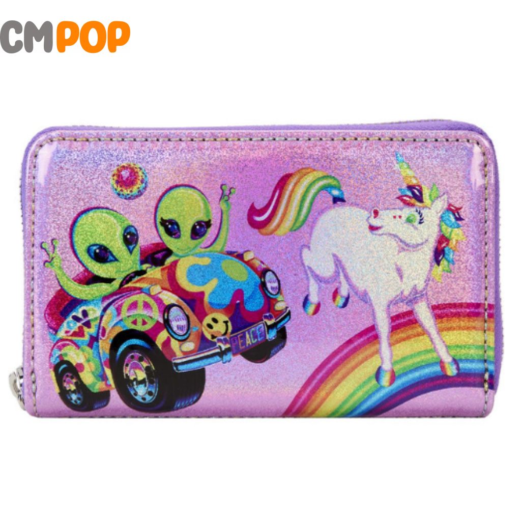 Lisa Frank Color Block Wallet - Loungefly
