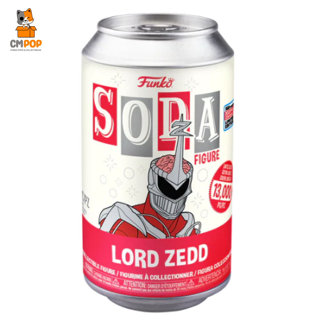 Lord Zedd - Funko Vinyl Soda 13 000 Pieces Power Rangers Chance Of Chase Nycc 2023 Stickered Con