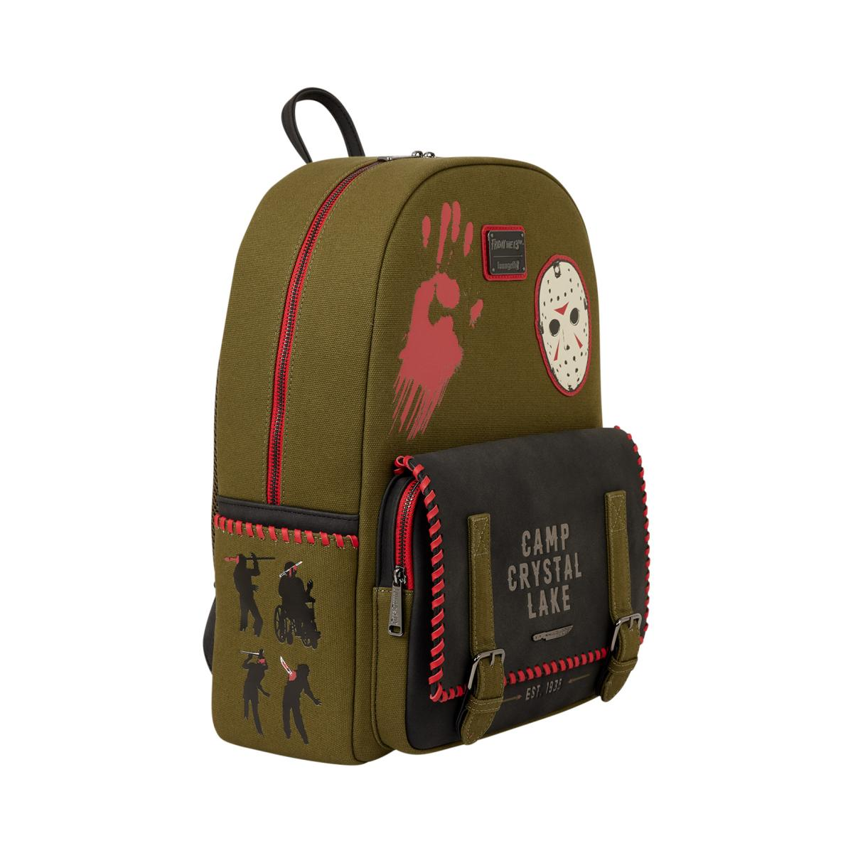 Friday 13th Full Size Backpack - Camp Cystal Lake - Full Size Backpack -Loungefly