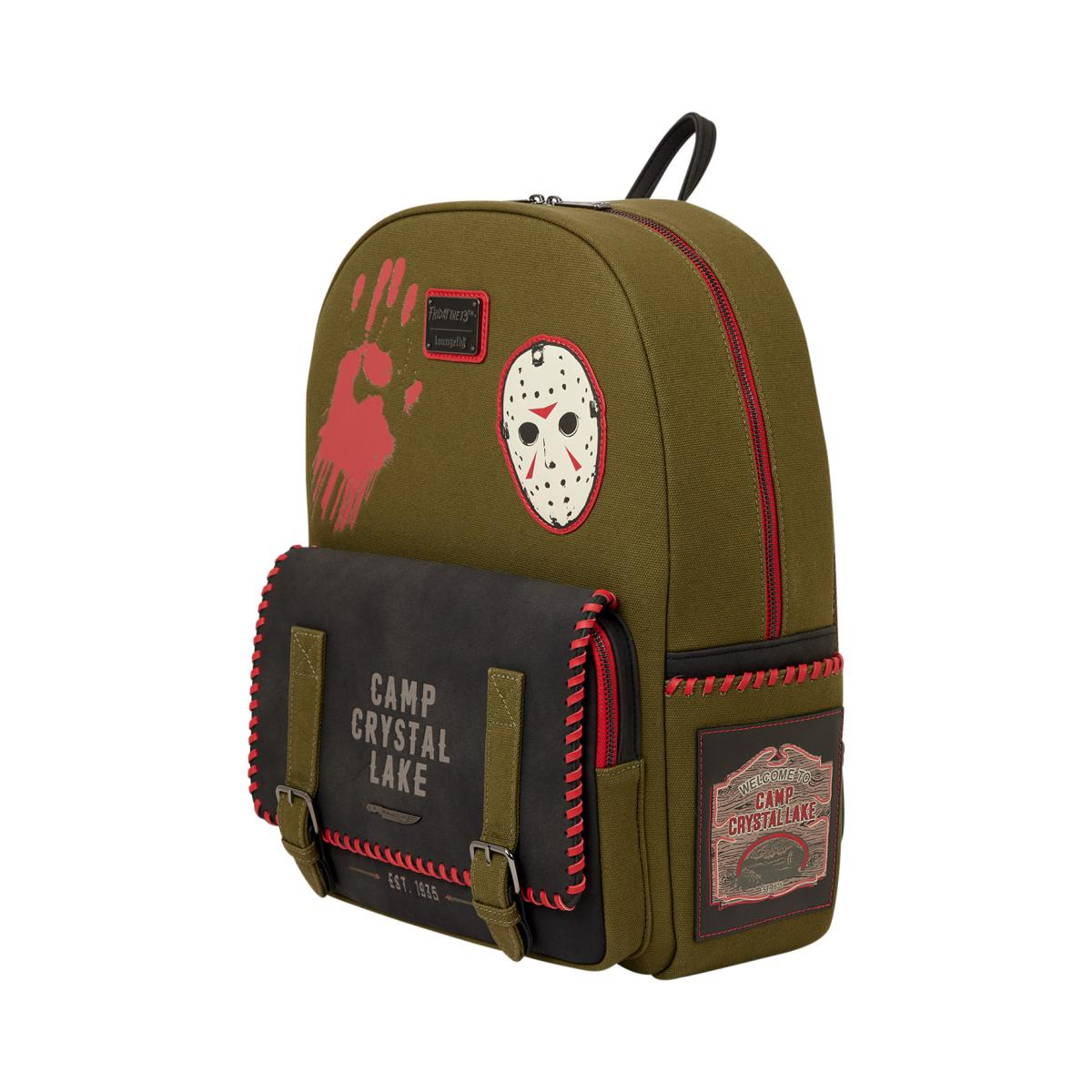 Friday 13th Full Size Backpack - Camp Cystal Lake - Full Size Backpack -Loungefly