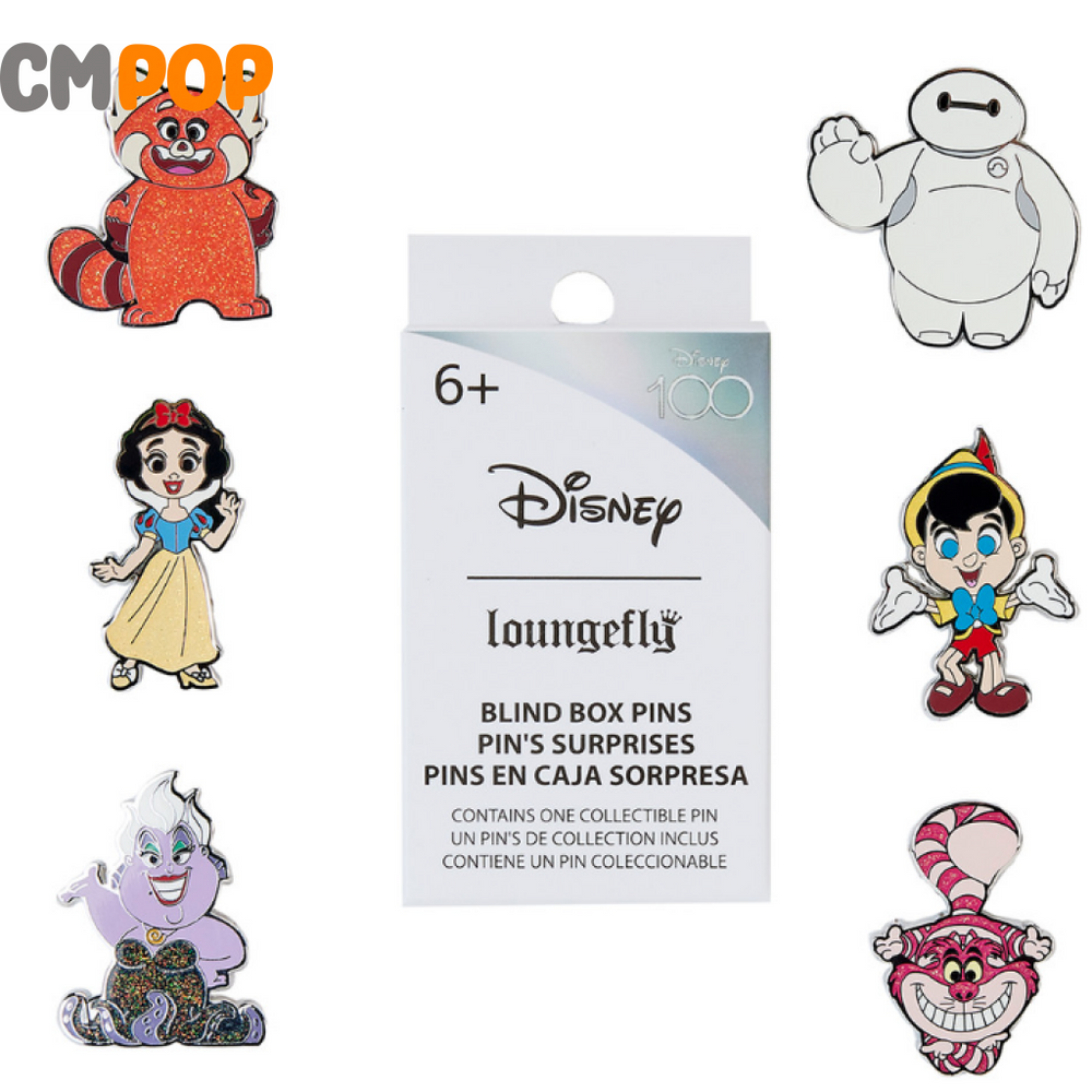 Loungefly Disney 100th Anniversary Blind Pin Set- Loungefly - Pins