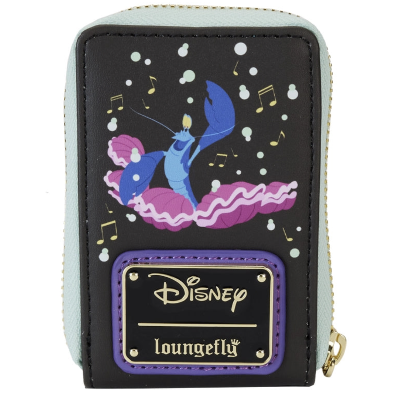 The Little Mermaid 35th Anniversary Life Is The Bubbles Accordion Zip Around Wallet - Loungefly