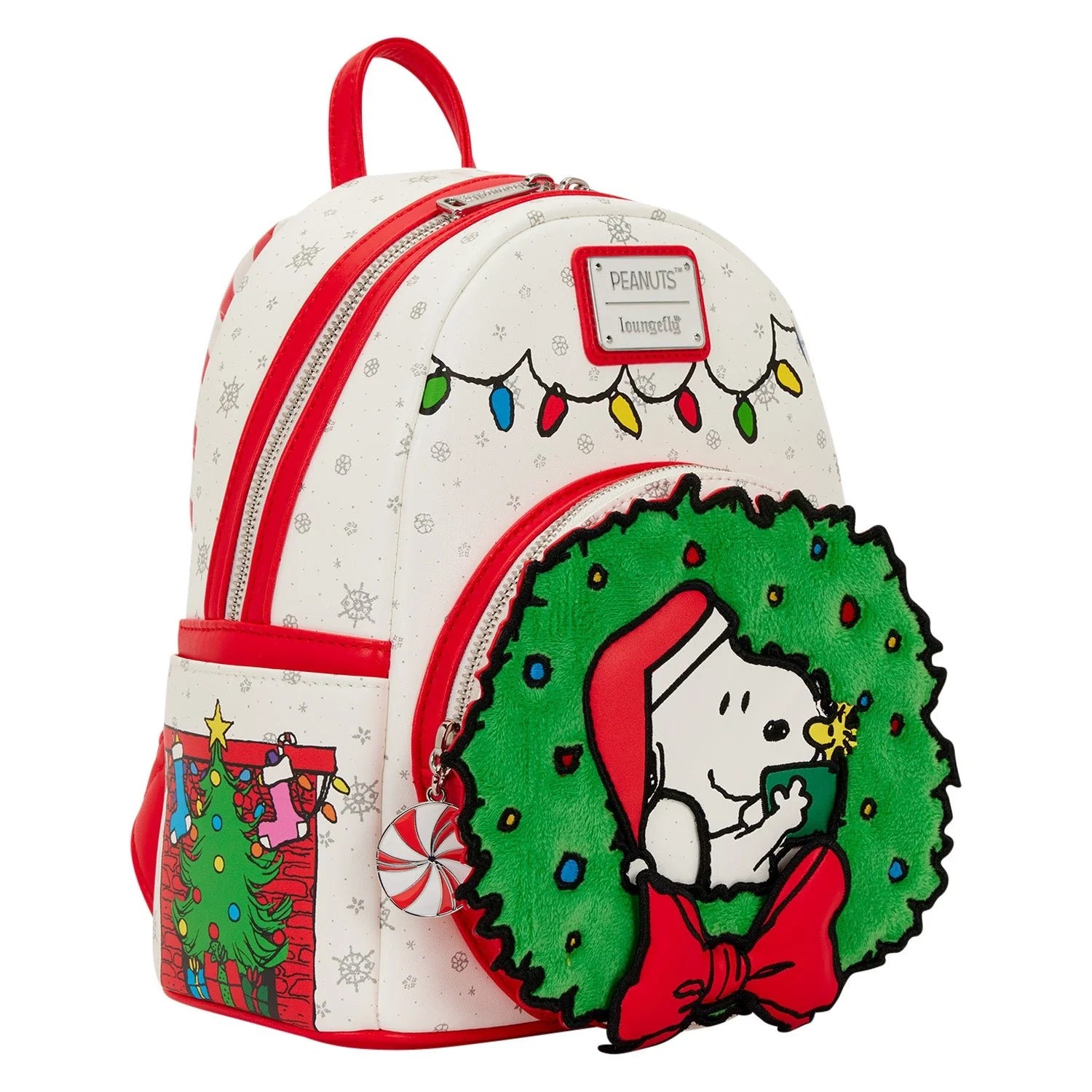 Peanuts Snoopy Holiday Mini Backpack - Loungefly