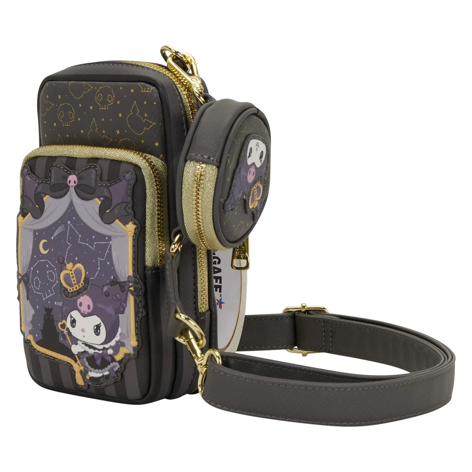 Sanrio Kuromi 20th Anniversary Cell Phone Crossbody Bag with Coin Bag - Loungefly