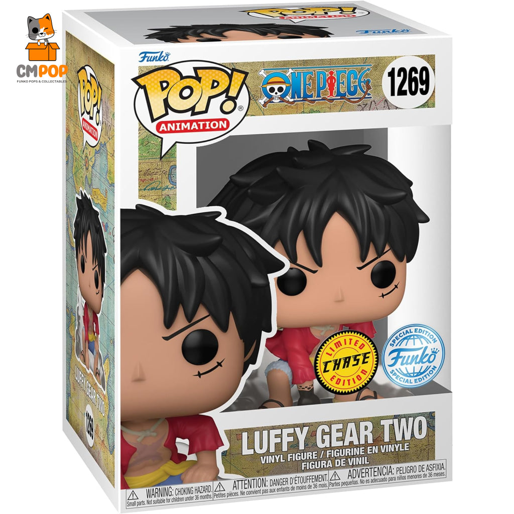Luffy Gear Two - #1269 Funko Pop! One Piece Special Edition Chase Exclusive Pop