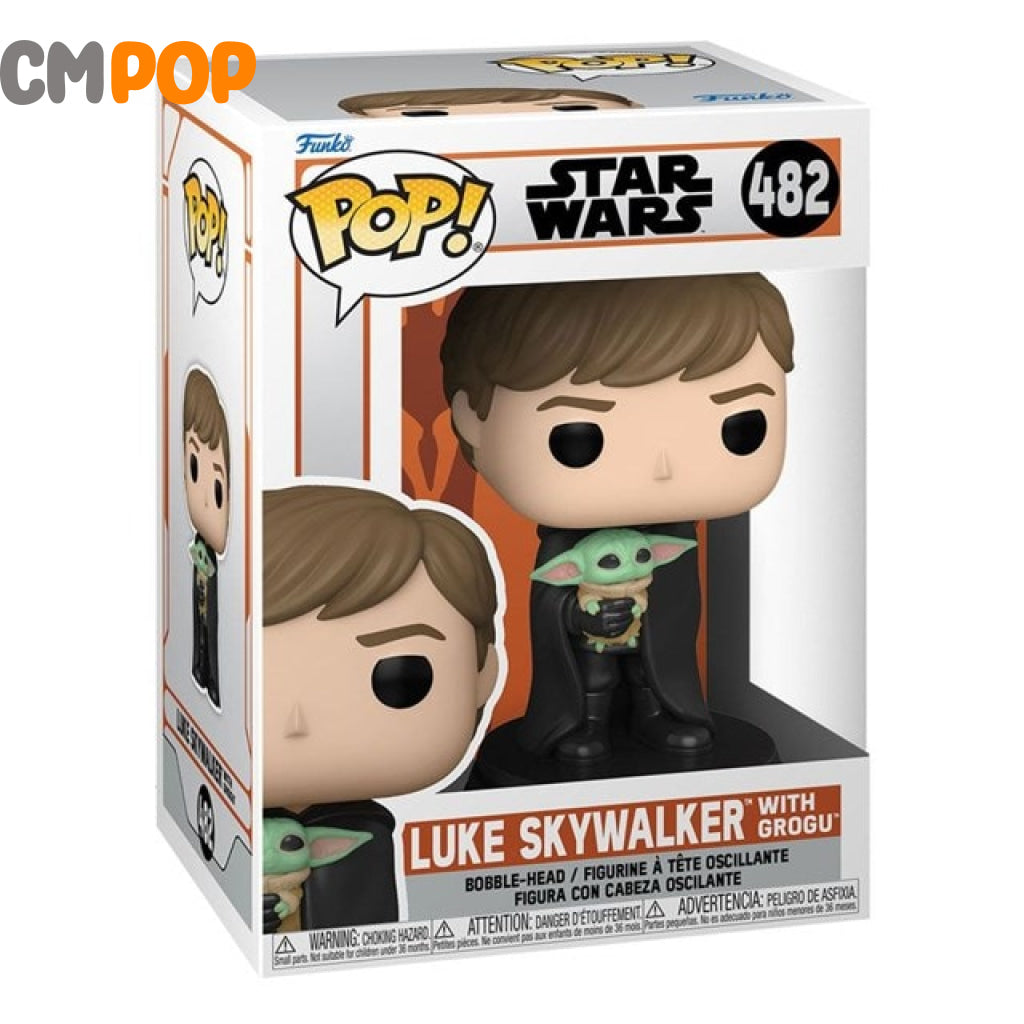 Luke Skywalker With Grogu - #482 Funko Pop! Star Wars Pop