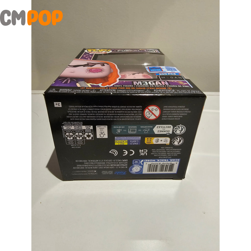 M3Gan - #1001 Funko Fusion Le 500 Piece Nycc Con Stickered Exclusive Minor Tear Pop